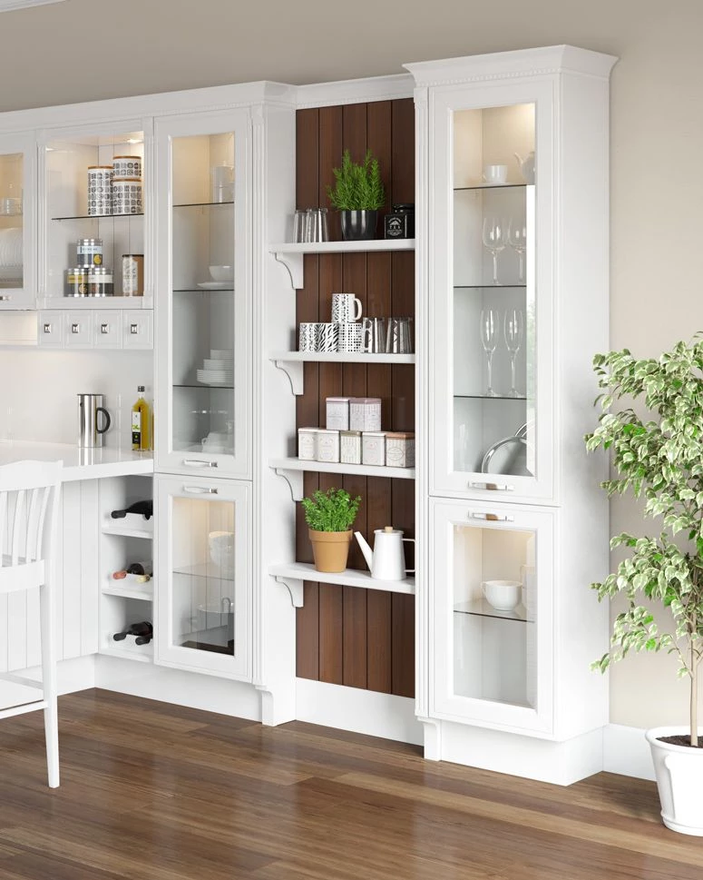 Открытые шкафы кухни Nicole от Guilia Novars