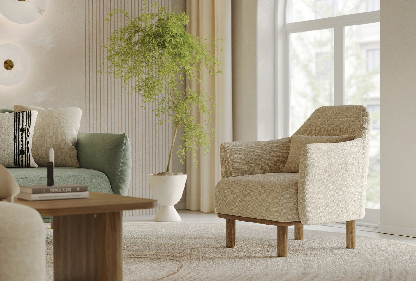 Кресло с подлокотниками Perge 