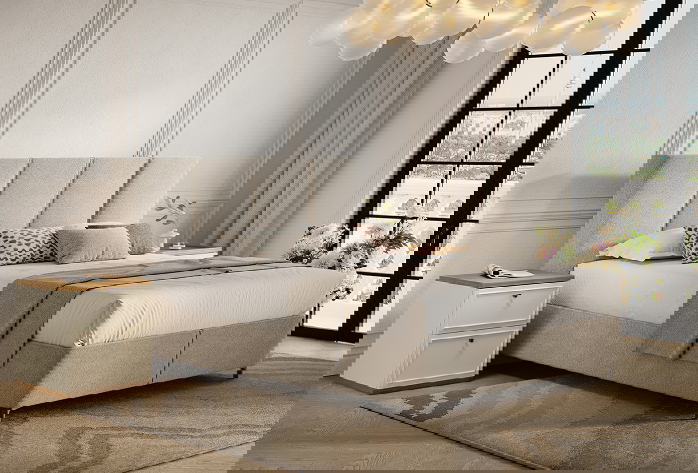 Кровать с ящиком для хранения Marsana 