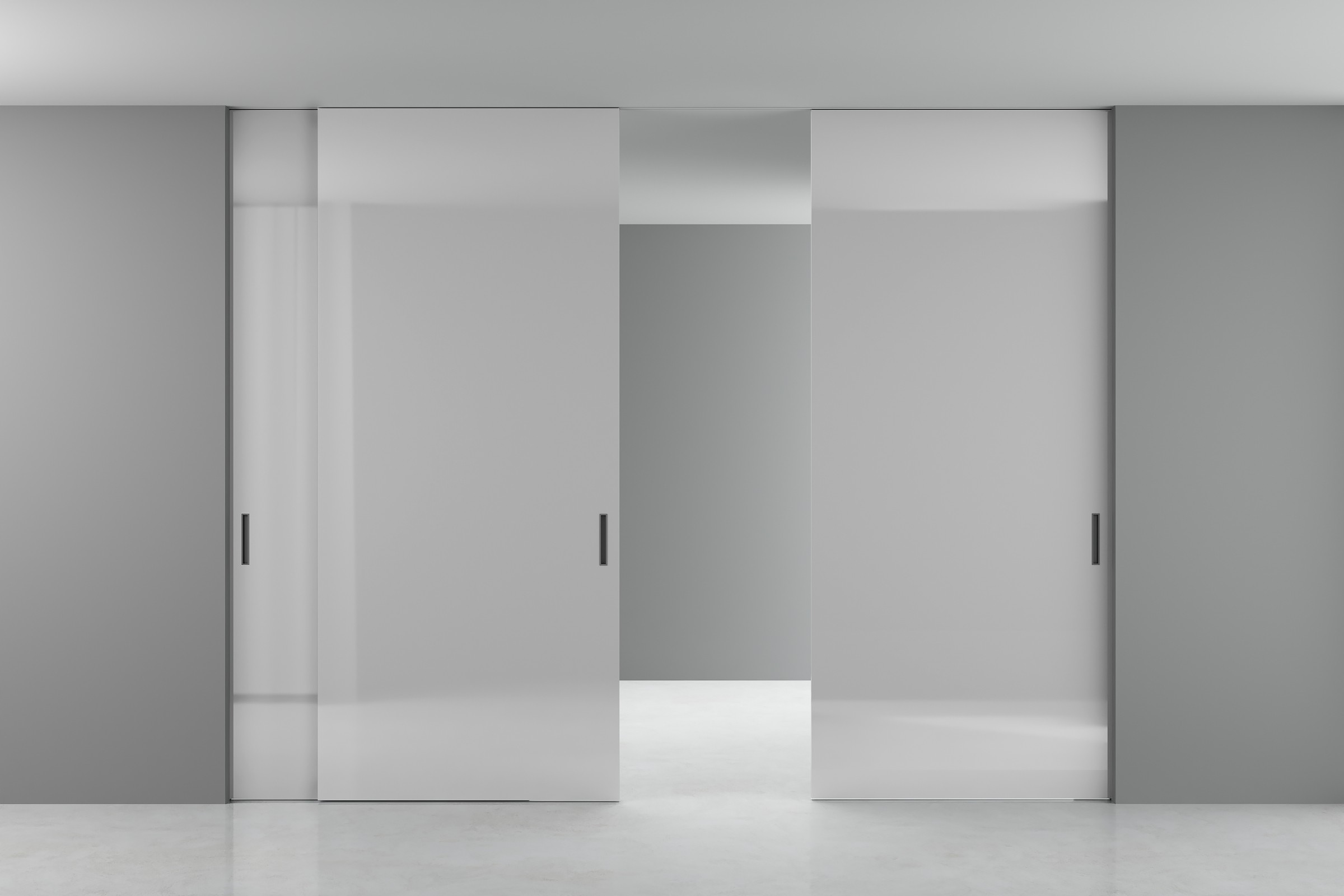 Раздвижная межкомнатная перегородка STRATUS-FILO, глянцевая эмаль