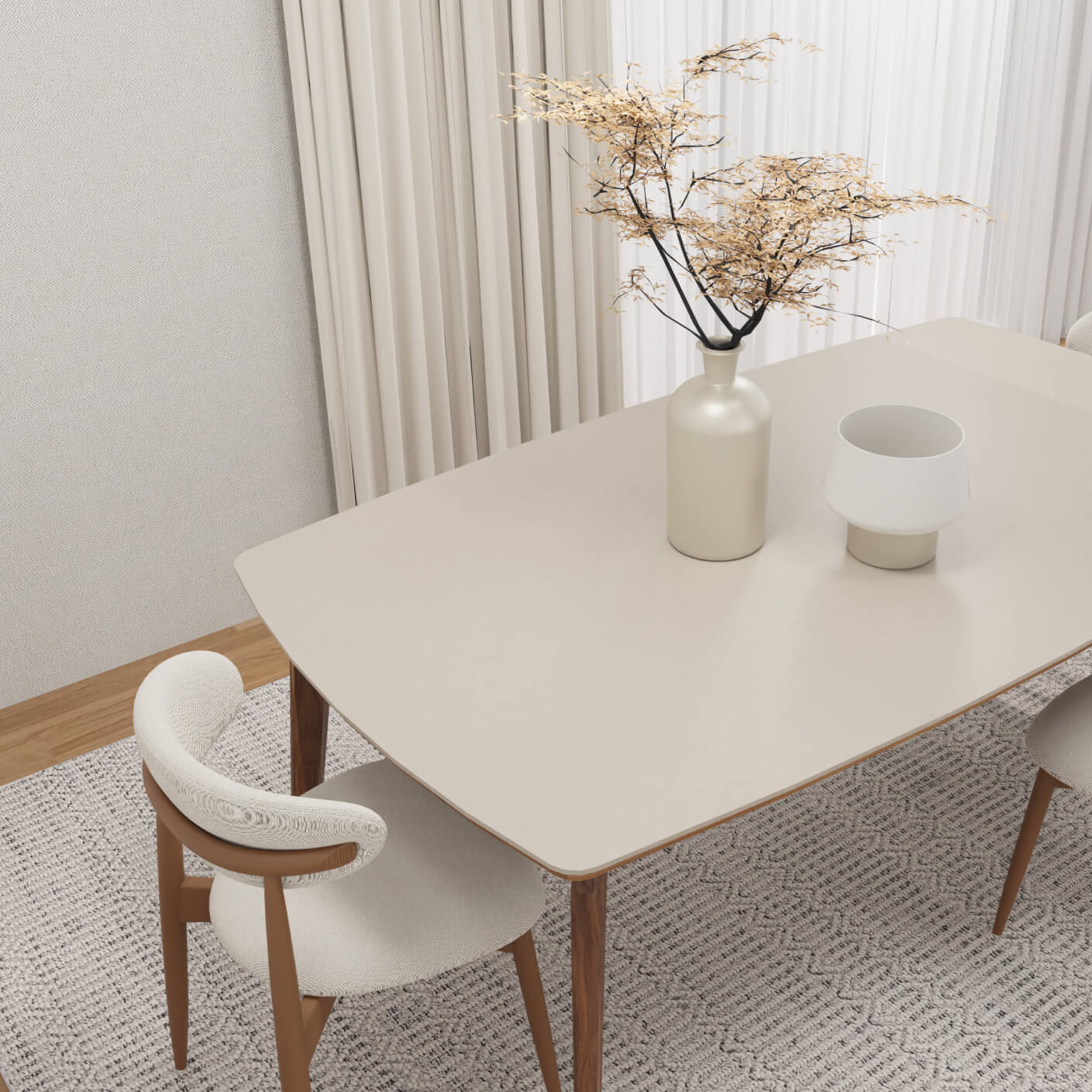 Обеденный стол фиксированный Netha 