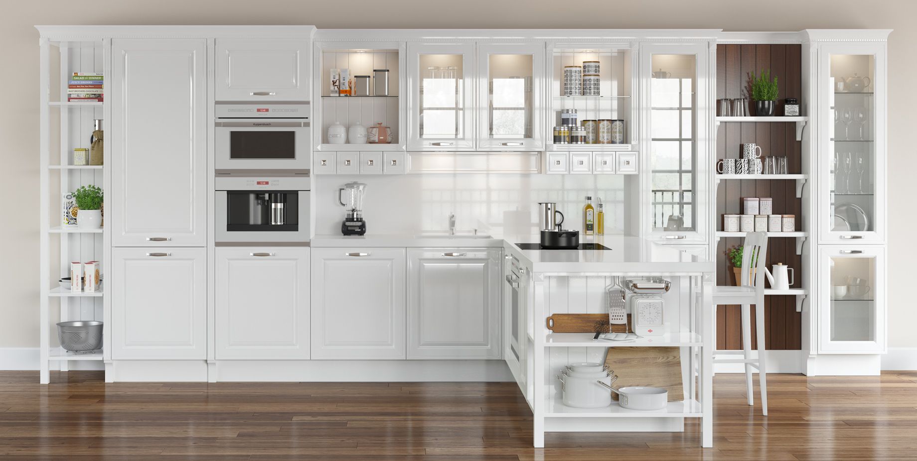 Белая классическая кухня: элегантность, стиль и практичность для вашего дома